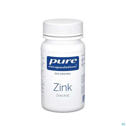 Pure Encapsulations Zink (zinkcitrat) 60 Kapseln, A-Nr.: 3408061 - 01
