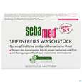 Sie sehen eine Packung Sebamed/sebapharma Waschstueck Seifenfrei 100g, Produktbild: 01 Sebamed/sebapharma Waschstueck Seifenfrei 100g, A-Nr.: 0546934 - 01
