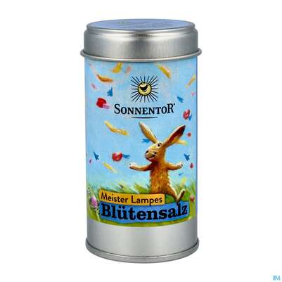 Sie sehen eine Packung Sonnentor Gewuerzsalz Meister Lampes Blutensalz 07301 90g, Produktbild: 02 Sonnentor Gewuerzsalz Meister Lampes Blutensalz 07301 90g, A-Nr.: 4579126 - 02