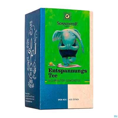 Sie sehen eine Packung Sonnentor Tee/bio Entspannungszeit 02317 18st, Produktbild: 02 Sonnentor Tee/bio Entspannungszeit 02317 18st, A-Nr.: 5742321 - 02