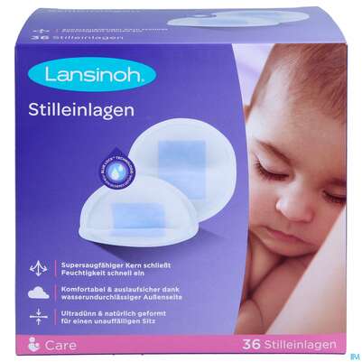 Sie sehen eine Packung Stilleinlagen Lansinoh Einweg 36st, Produktbild: 01 Stilleinlagen Lansinoh Einweg 36st, A-Nr.: 2687550 - 01