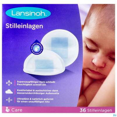 Sie sehen eine Packung Stilleinlagen Lansinoh Einweg 36st, Produktbild: 02 Stilleinlagen Lansinoh Einweg 36st, A-Nr.: 2687550 - 02
