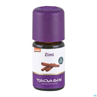 Sie sehen eine Packung Taoasis Zimtöl Bio|demeter 5ml, Produktbild: 01 Taoasis Zimtöl Bio|demeter 5ml, A-Nr.: 5210185 - 01