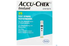 Diagnostika U.zubehoer Accu-chek -roche Diabetes Instant Glucose Streif 25st, A-Nr.: 5457299 - 01