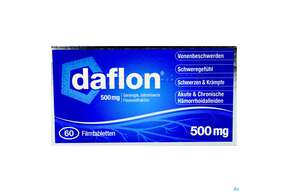 Daflon Filmtabl 500mg 60st, A-Nr.: 4219362 - 01