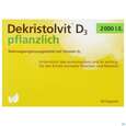 Sie sehen eine Packung Vitamin D3 Kapseln 2000ie Dekristolvit Pflanzlich 60st, Produktbild: 01 Vitamin D3 Kapseln 2000ie Dekristolvit Pflanzlich 60st, A-Nr.: 5800515 - 01