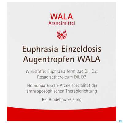 Euphrasia -wala Einzeldosis Augentropfen 0,5ml 5st, A-Nr.: 4967905 - 01