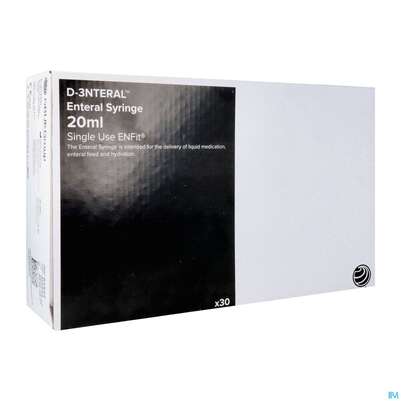 Sie sehen eine Packung Flocare Spritze Enfit 20ml 30st, Produktbild: 02 Flocare Spritze Enfit 20ml 30st, A-Nr.: 4355852 - 02