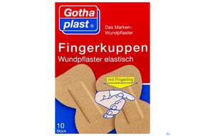 Wundpflaster -gothaplast Fingerkuppen Elastisch Fingerling 10st, A-Nr.: 3425964 - 01