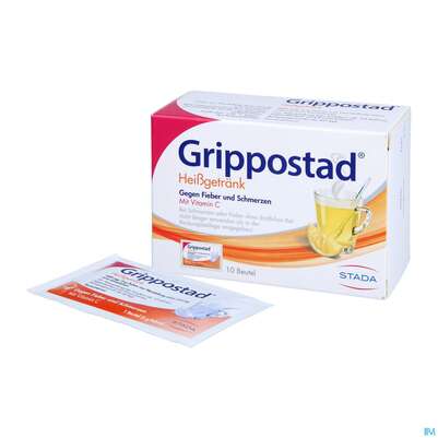 Grippostad Heissgetraenk Pulver Beutel 10st, A-Nr.: 2436730 - 08