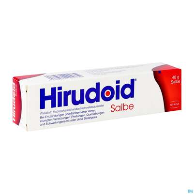 Sie sehen eine Packung Hirudoid Salbe 40g, Produktbild: 02 Hirudoid Salbe 40g, A-Nr.: 0025738 - 02