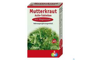 Hws Mutterkraut Activ-tabletten 40 Stk., A-Nr.: 1810089 - 01