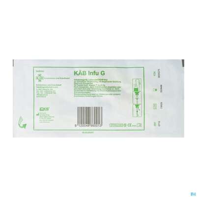 Sie sehen eine Packung Infusionsgeraete Kaeb Infu G Latex Frei 1st, Produktbild: 02 Infusionsgeraete Kaeb Infu G Latex Frei 1st, A-Nr.: 3839275 - 02