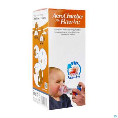 Inhalatoren U.zubehoer Aero Chamber +maske Orange Babies -flow-vu Neu 1st, A-Nr.: 5476434 - 02