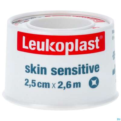 Rollenpflaster Leukoplast Skin Sensitive Fixierverband Silikon Spule 2,5cmx 2,6m 76173 1st, A-Nr.: 5109865 - 01
