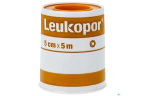 Wundpflaster Leukopor Rollenpflaster 5mx 5cm 0247400 1st, A-Nr.: 5020556 - 01