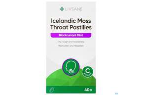 Islaendisch Moos Livsane Hals Pastillen 40st, A-Nr.: 5399231 - 01