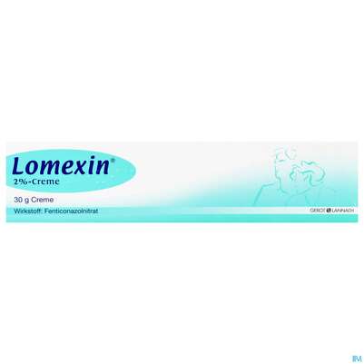 Sie sehen eine Packung Lomexin Creme 2% 30g, Produktbild: 01 Lomexin Creme 2% 30g, A-Nr.: 1343334 - 01