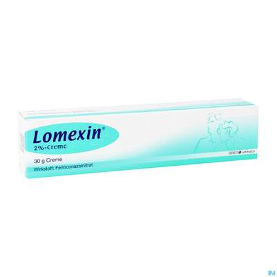 Sie sehen eine Packung Lomexin Creme 2% 30g, Produktbild: 02 Lomexin Creme 2% 30g, A-Nr.: 1343334 - 02