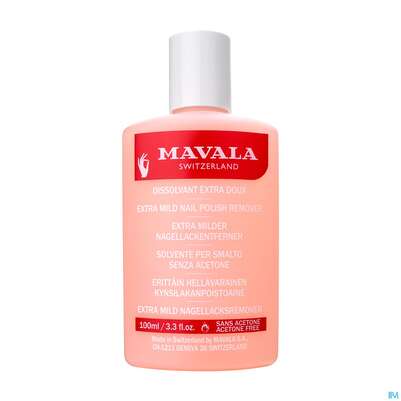 Sie sehen eine Packung Mavala Nagellackentferner Rosa 100ml, Produktbild: 04 Mavala Nagellackentferner Rosa 100ml, A-Nr.: 3054373 - 04