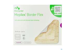 Schaumverband Mepilex/flexibel Border 15x 15cm 10st, A-Nr.: 4802280 - 01