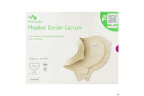 Schaumverband Mepilex/silikon Border Sacrum +haftrand 16x 20cm 5st, A-Nr.: 4870956 - 01