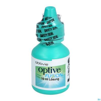 Sie sehen eine Packung Augentropfen Optive Fusion 10ml, Produktbild: 07 Augentropfen Optive Fusion 10ml, A-Nr.: 4169492 - 07