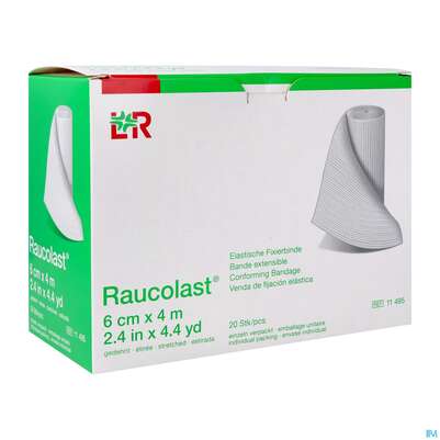 Fixierbinden Raucolast 4mx 6cm 20st, A-Nr.: 0904138 - 02