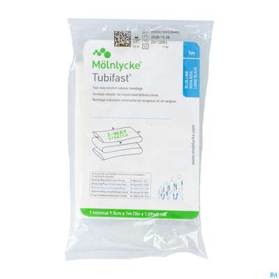 Schlauchverband Tubifast Elast.gazeverband Blau F Bein, Ober- Schenkel 1m, A-Nr.: 0866544 - 02