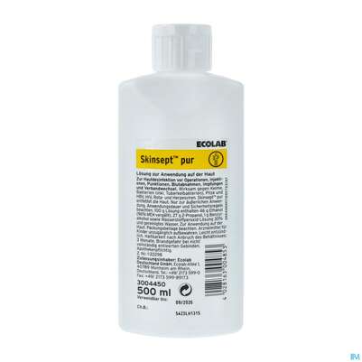 Skinsept Lösung Z Hautdesinf. Pur 500ml, A-Nr.: 2242724 - 02
