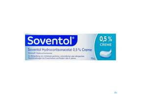 Soventol Hydrocortisonacetat Creme 0,5% 15g, A-Nr.: 5518718 - 01