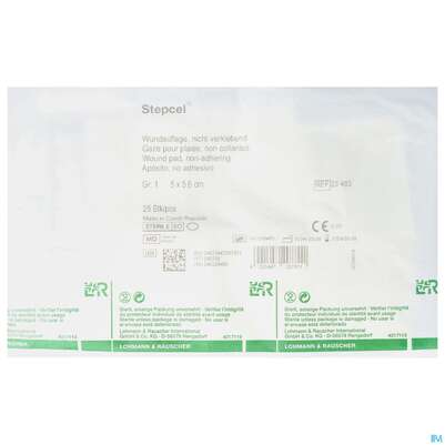 Wundauflagen Stepcel/gazelin Steril Gr 1 25st, A-Nr.: 0986538 - 01