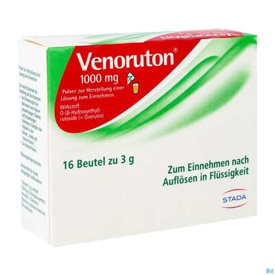 Venoruton Pulver Z.herst.e.lösung Z Einnehmen 1000mg Beutel 16st, A-Nr.: 2439071 - 02