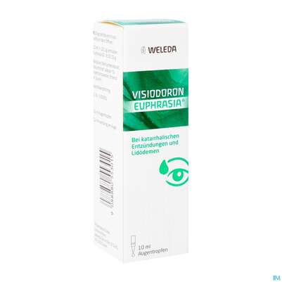 Sie sehen eine Packung Visiodoron Euphrasia Augentropfen 10ml, Produktbild: 02 Visiodoron Euphrasia Augentropfen 10ml, A-Nr.: 0553012 - 02