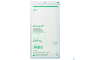 Vlieskompressen Vliwasoft 6fach Steril 10x 20cm 2st, A-Nr.: 1372778 - 01