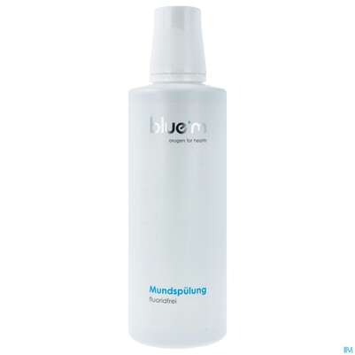 Sie sehen eine Packung Mundwasser/spuelung Bluem Bmmwi500 500ml, Produktbild: 01 Mundwasser/spuelung Bluem Bmmwi500 500ml, A-Nr.: 4847259 - 01