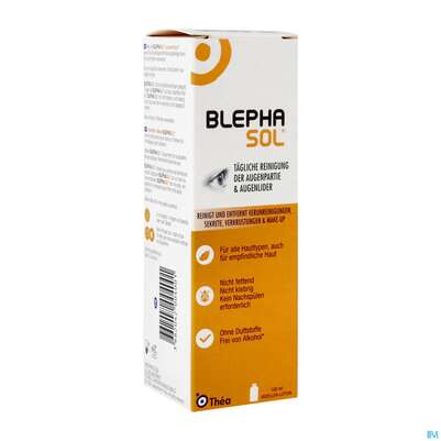 Sie sehen eine Packung Blephasol Augenlid-lotion 100ml, Produktbild: 02 Blephasol Augenlid-lotion 100ml, A-Nr.: 2570500 - 02