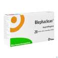 Sie sehen eine Packung Blephaclean Pflegetuecher Steril 20st, Produktbild: 02 Blephaclean Pflegetuecher Steril 20st, A-Nr.: 3035648 - 02