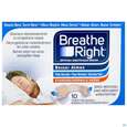 Sie sehen eine Packung Nasen Strips Besser Atmen Breathe Right Nasen Pflaster Beige Normal 10st, Produktbild: 01 Nasen Strips Besser Atmen Breathe Right Nasen Pflaster Beige Normal 10st, A-Nr.: 5811513 - 01