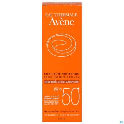 Avène Sunsitive Getönte Sonnencreme Spf 50+ 50ml, A-Nr.: 2840425 - 03