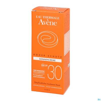 Sie sehen eine Packung Avène Sonnencreme Spf 30+ 50ml, Produktbild: 07 Avène Sonnencreme Spf 30+ 50ml, A-Nr.: 3290607 - 07