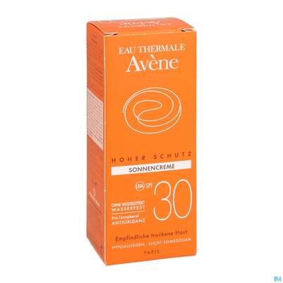Sie sehen eine Packung Avène Sonnencreme Spf 30+ 50ml, Produktbild: 08 Avène Sonnencreme Spf 30+ 50ml, A-Nr.: 3290607 - 08