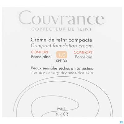 Avène Couvrance Kompakt Creme-make-up Reichhaltig Porzellan 10g, A-Nr.: 1774347 - 01