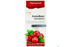 Preiselbeer Filmtabl Alpinamed 120st, A-Nr.: 3141971 - 01
