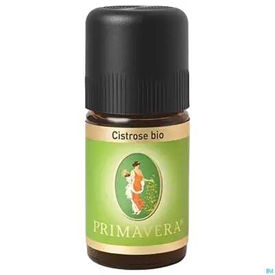 Sie sehen eine Packung Aetherische Oele Primavera Cistrose Bio 5ml, Produktbild: 02 Aetherische Oele Primavera Cistrose Bio 5ml, A-Nr.: 2305040 - 02