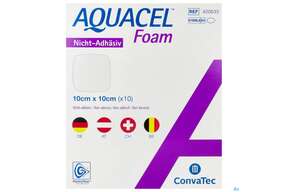Convatec Aquacel Foam 10x10 Cm, A-Nr.: 4039186 - 01