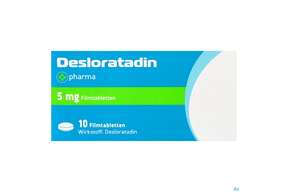 Desloratadin-+pharma Filmtabl 5mg 10st, A-Nr.: 3903145 - 01