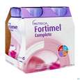 Sie sehen eine Packung Fortimel/complete 200ml Vitalflasche Erdbeere 4st, Produktbild: 02 Fortimel/complete 200ml Vitalflasche Erdbeere 4st, A-Nr.: 3664829 - 02