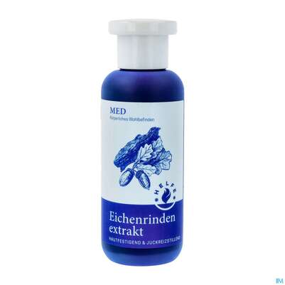 Sie sehen eine Packung Helfe Eichenrindenextrakt Med 200ml, Produktbild: 02 Helfe Eichenrindenextrakt Med 200ml, A-Nr.: 0177632 - 02