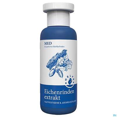 Sie sehen eine Packung Helfe Eichenrindenextrakt Med 200ml, Produktbild: 04 Helfe Eichenrindenextrakt Med 200ml, A-Nr.: 0177632 - 04
